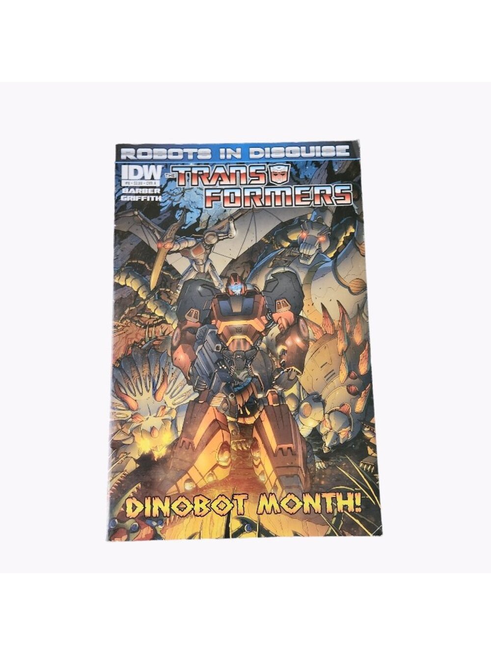 IDW Transformers Dinobot Month #8 Comic Book Collector Bagged Boarded